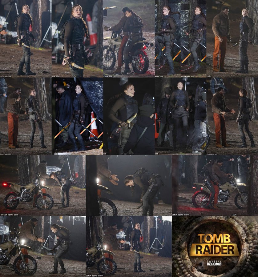 Check out these fascinating behind-the-scenes images from the Tomb Raider series!
