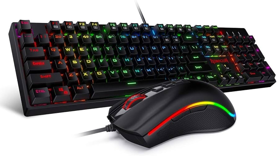 Redragon K582-BA Wired Mechanical Gaming Keyboard & M711 Cobra
