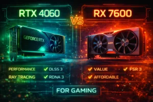 مقایسه RTX 4060 با RX 7600
