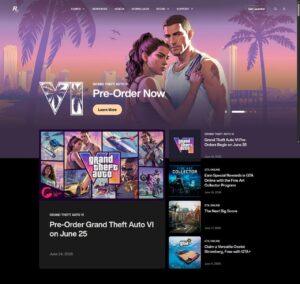 راکستار گیمز وب‌سایت رسمی GTA 6 را با آغاز پیش‌فروش بازطراحی کرد