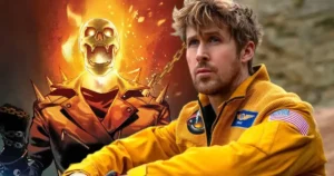 رایان گاسلینگ در نقش Ghost Rider