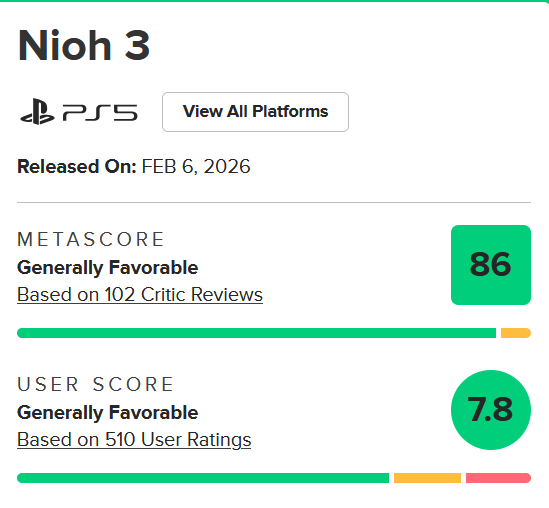 نقد و بررسی بازی Nioh 3